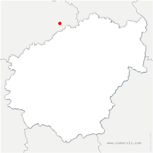carte de localisation d'Antignac