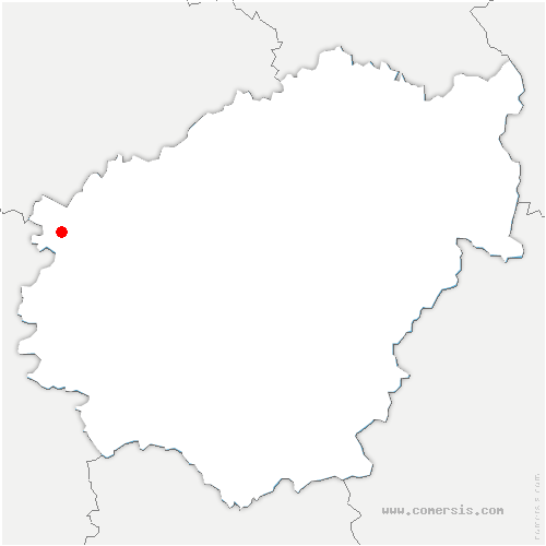 carte de localisation de Arnac-Pompadour