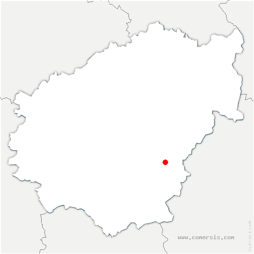 carte de localisation de Bassignac-le-Haut
