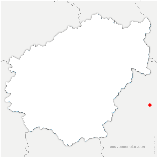carte de localisation de Beaumont-du-Lac