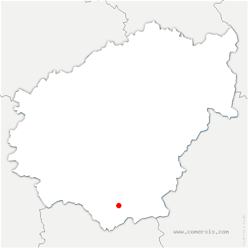 carte de localisation de Brivezac
