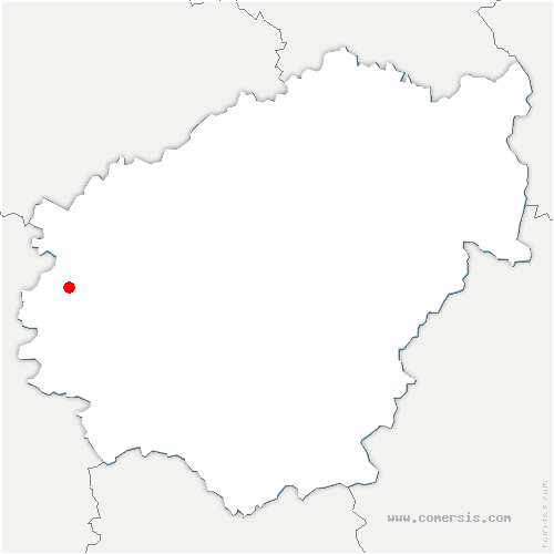carte de localisation de Chabrignac