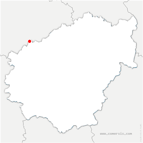 carte de localisation de Chalvignac