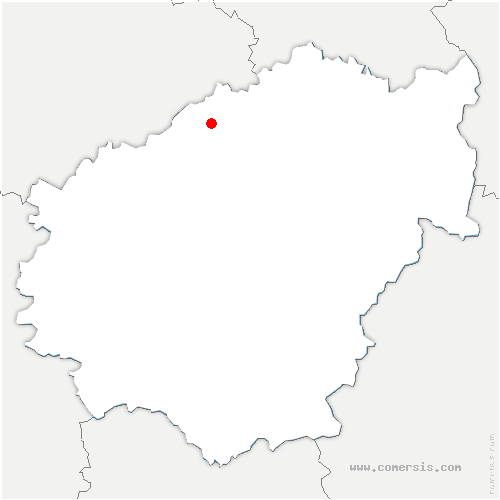 carte de localisation de Chamberet