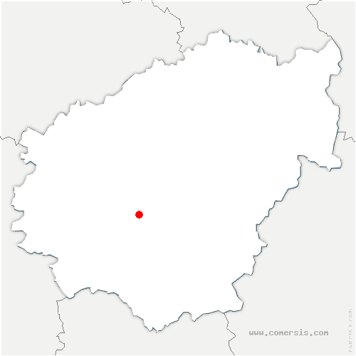 carte de localisation de Chameyrat