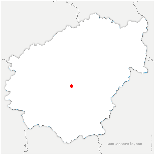 carte de localisation de Chanac-les-Mines