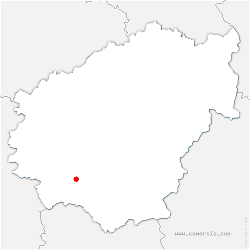 carte de localisation de Chapelle-aux-Brocs