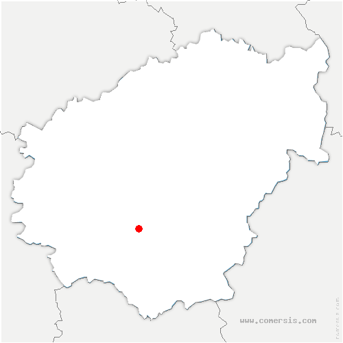 carte de localisation du Chastang