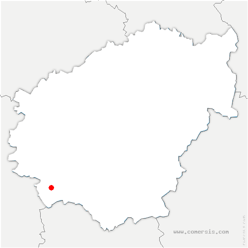 carte de localisation de Chasteaux