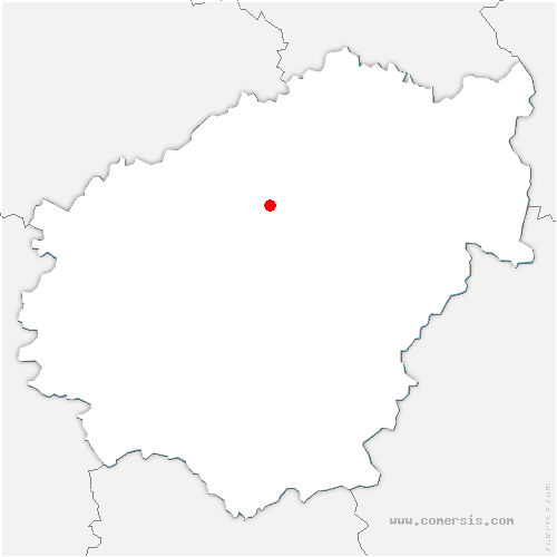 carte de localisation de Chaumeil