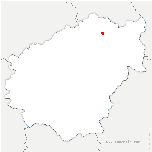 carte de localisation de Chavanac