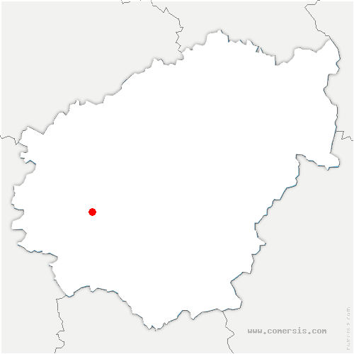 carte de localisation de Donzenac
