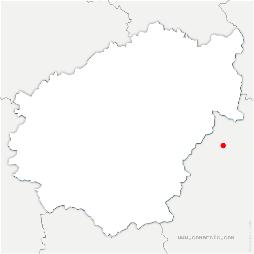 carte de localisation de la Dornac