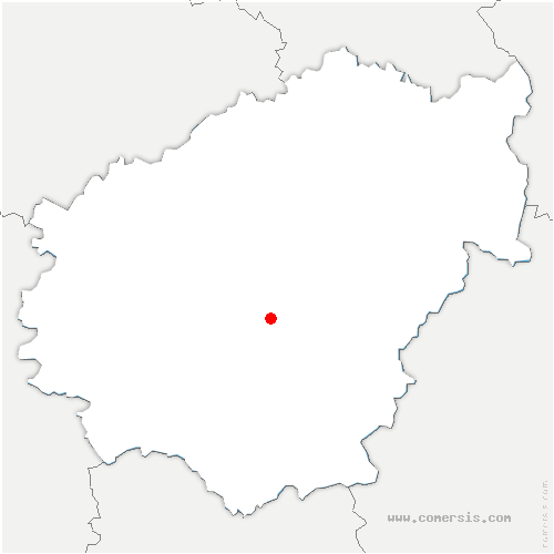 carte de localisation de Gimel-les-Cascades