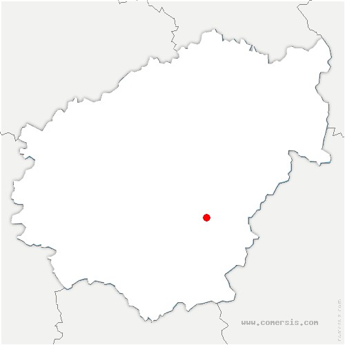 carte de localisation de Gros-Chastang