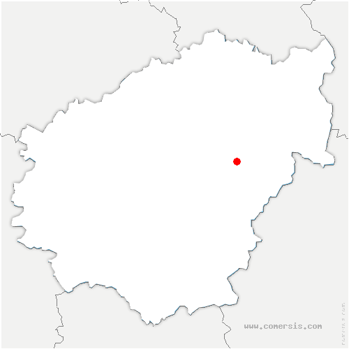 carte de localisation de Lamazière-Basse