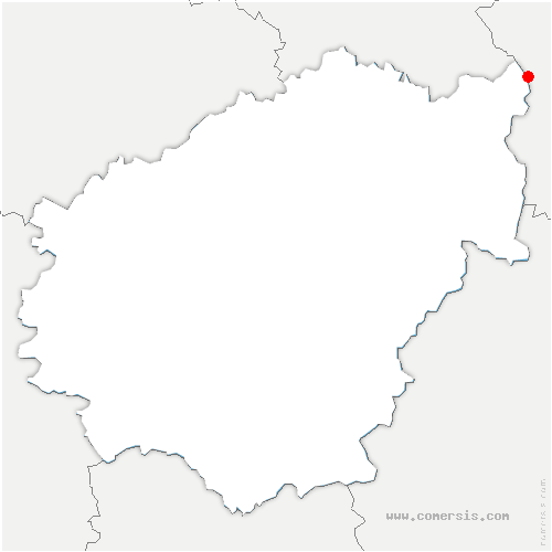 carte de localisation de Laroche-près-Feyt