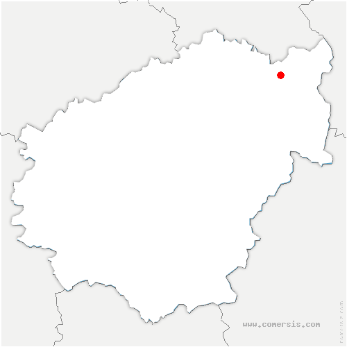 carte de localisation de Lignareix