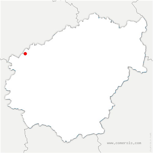 carte de localisation de Lubersac