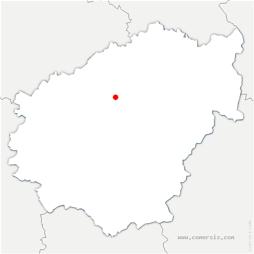 carte de localisation de Madranges