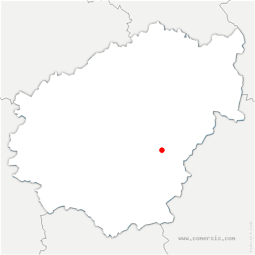 carte de localisation de Marcillac-la-Croisille