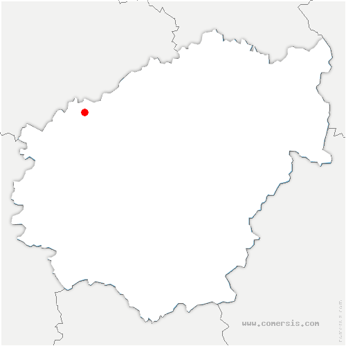 carte de localisation de Mauriac