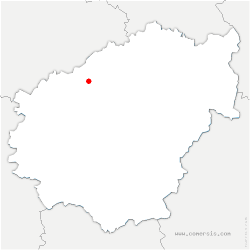 carte de localisation de Meilhards