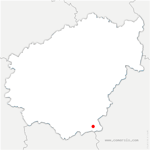 carte de localisation de Meuzac