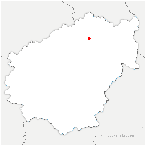 carte de localisation de Miers