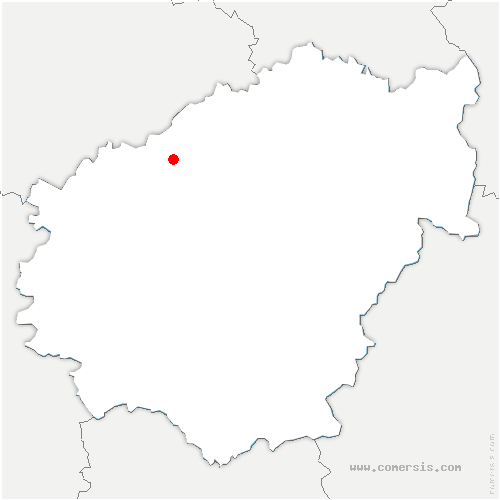 carte de localisation de Moussages