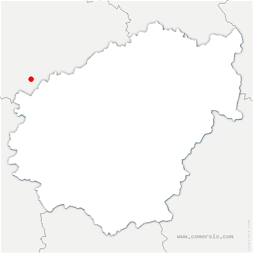 carte de localisation de Pleaux
