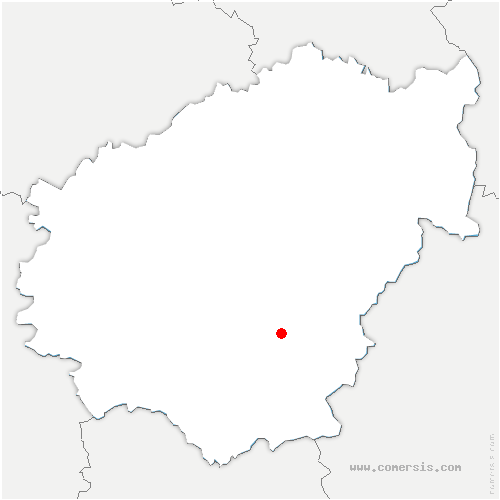 carte de localisation de Roche-Canillac