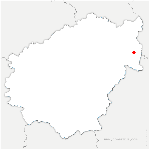 carte de localisation de Saint-Bonnet-près-Bort