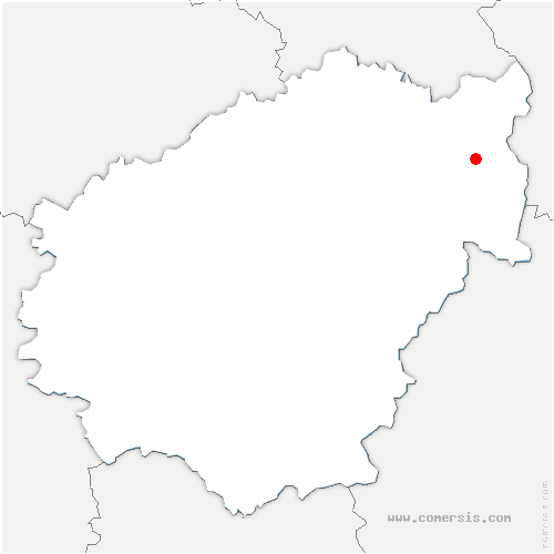 carte de localisation de Saint-Cyr-les-Champagnes