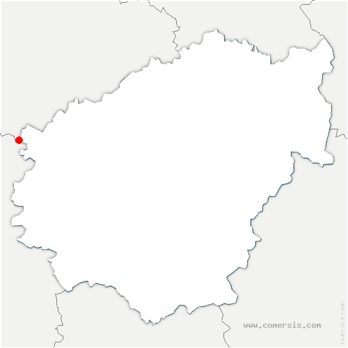 carte de localisation de Saint-Éloy-les-Tuileries