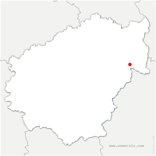 carte de localisation de Saint-Étienne-la-Geneste