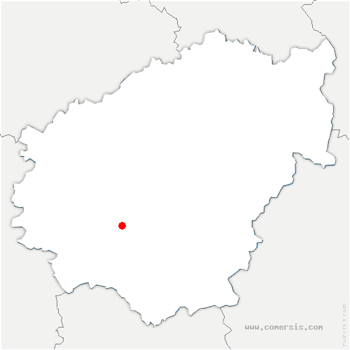 carte de localisation de Saint-Hilaire-Peyroux