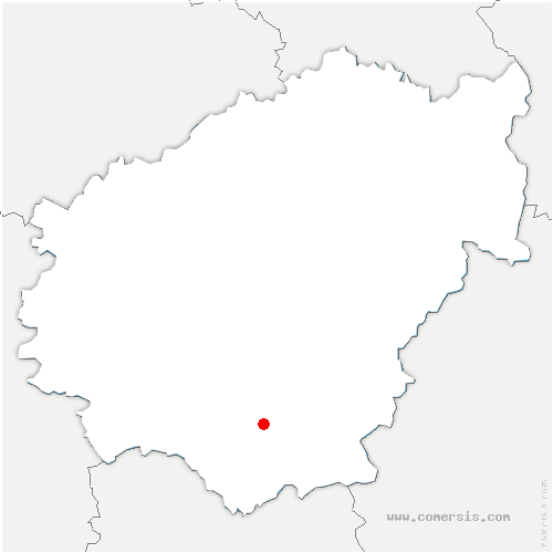 carte de localisation de Saint-Hilaire-Taurieux