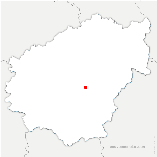 carte de localisation de Saint-Martial-de-Gimel