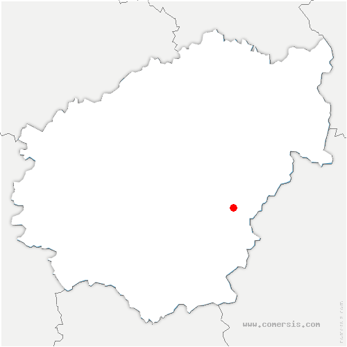 carte de localisation de Saint-Merd-de-Lapleau