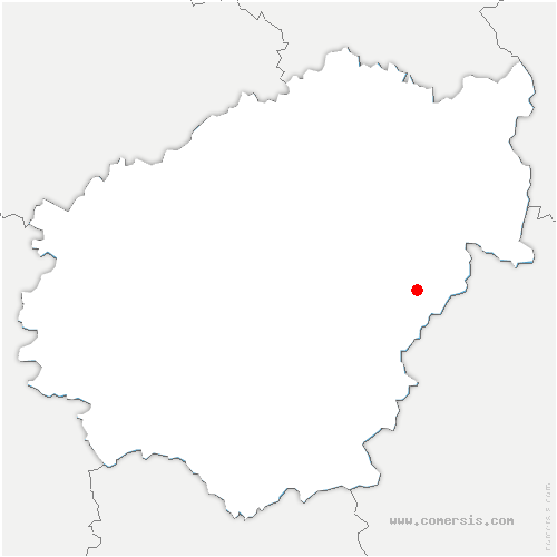 carte de localisation de Saint-Pantaléon-de-Lapleau