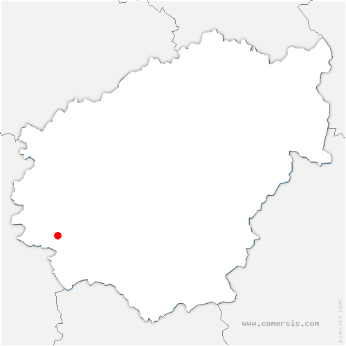 carte de localisation de Saint-Pantaléon-de-Larche