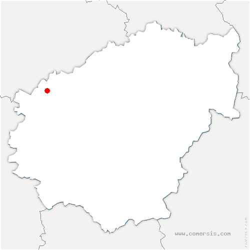 carte de localisation de Saint-Pardoux-Corbier