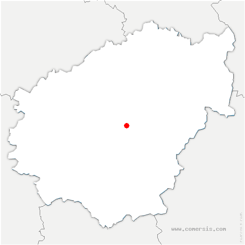 carte de localisation de Saint-Priest-de-Gimel
