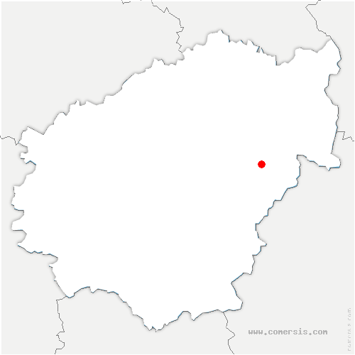 carte de localisation de Saint-Rabier