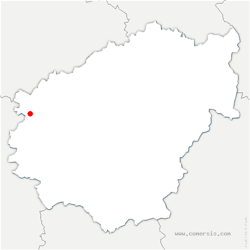 carte de localisation de Saint-Sornin-Lavolps