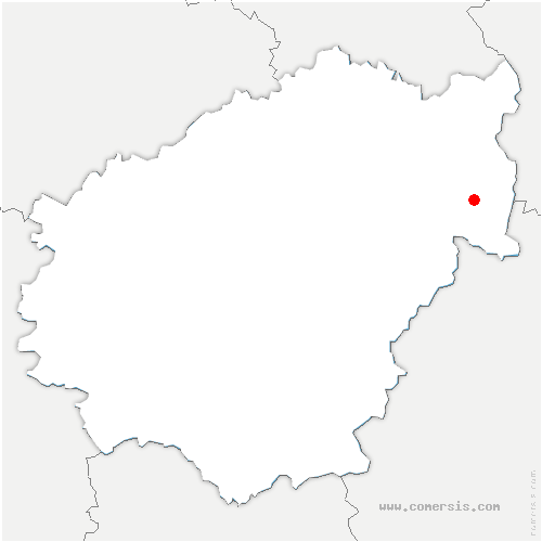 carte de localisation de Saint-Victour