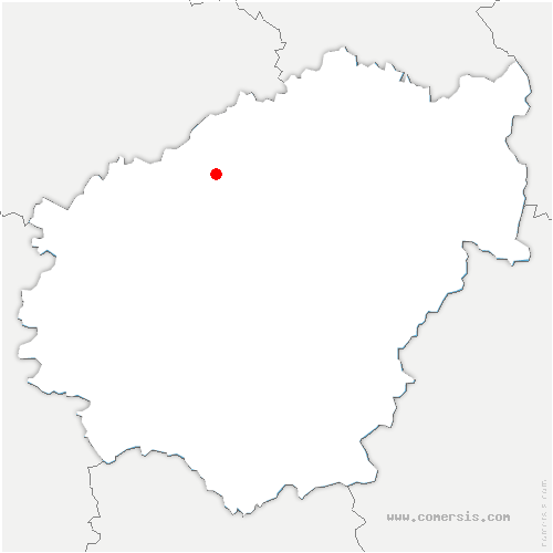 carte de localisation de Saint-Vincent-de-Salers