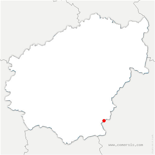 carte de localisation de Saint-Vitte-sur-Briance