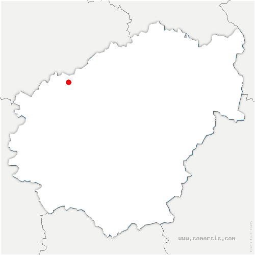 carte de localisation de Salins